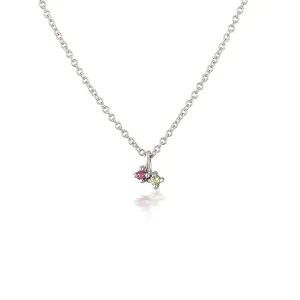 Twin Birthstone Necklace